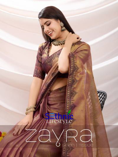 SETHNIC ZAYRA 66001 TO 66008 DESIGNER SAREE WHOLESALER IN INDIA